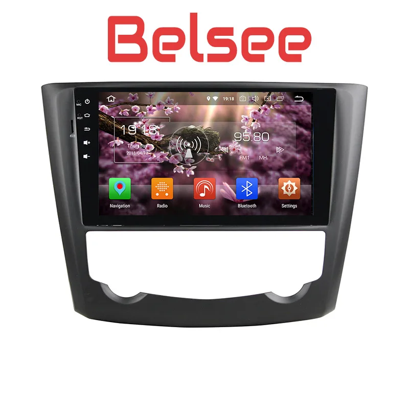 Belsee " Octa Core PX5 ОЗУ 4 Гб+ 32G Android 8,0 Авторадио автомобильный gps Навигация стерео радио Play для Renault каджары