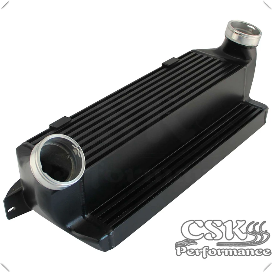 FMIC Серебряный алюминиевый двойной интеркулер со шлангом комплект подходит для