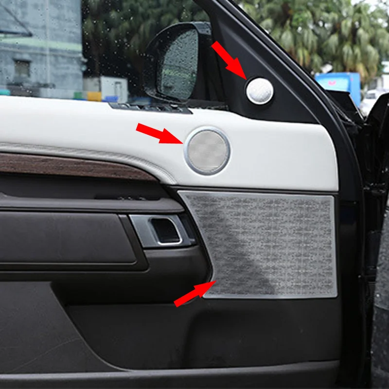 Крышка для автомобильного динамика из алюминиевого сплава Land Rover Discovery 5 LR5 L462 2017