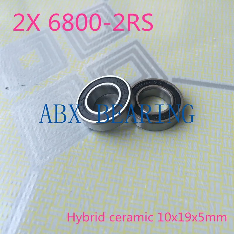 Фото 2 шт./лот 6800-2RS 6800 61800-2RS 61800 Hybrid Керамические радиальный шарикоподшипник 10x19x5 мм 2 шт./лот 6800-2RS 6800 61800-2RS 61800 Hybrid Керамические радиальный шарикоподшипник 10x19x5 мм