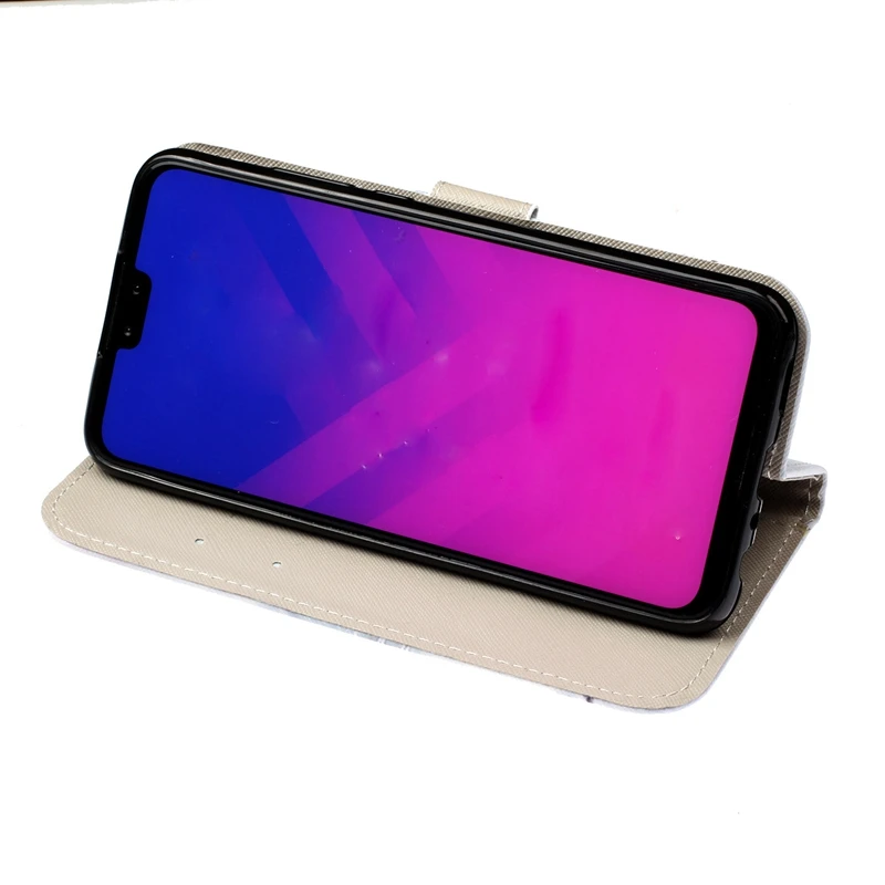 Кожаный чехол для Huawei P Smart Psmart 2019 Etui Hawei Honor 10 lite чехлы флип Магнитный кошелек
