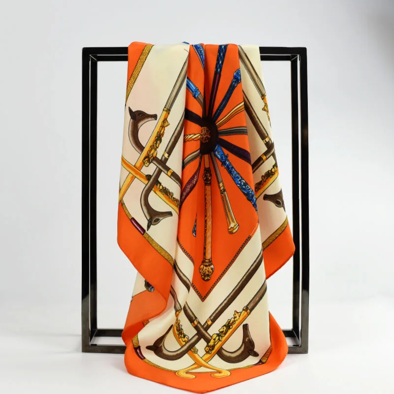 Шарф Для женщин платок шейный 2018 платки Топ бандана небольшой площади шарф