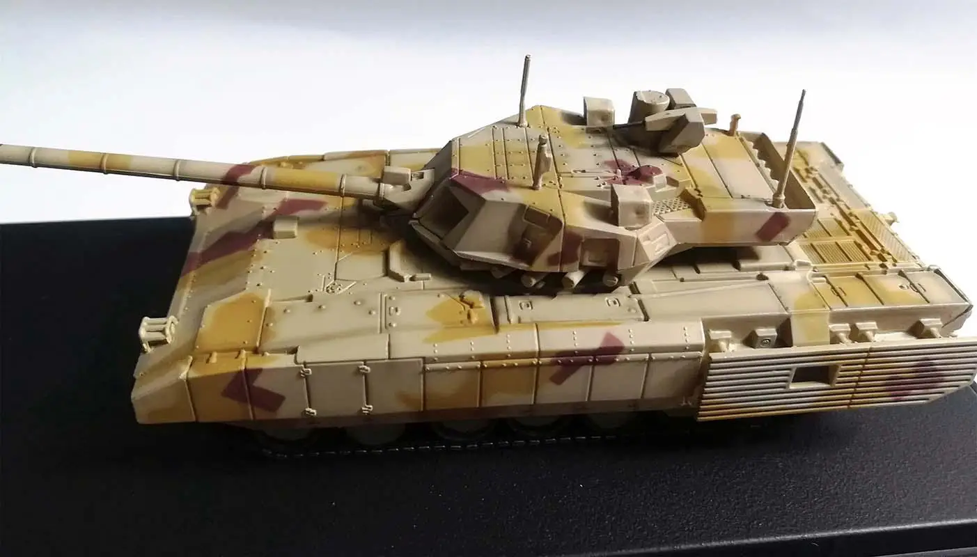 Россия T 14 Armata MBT пустынный камуфляж 1/72 Танк Panzerkampf Модель литья под давлением| |