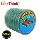 Плетеная рыболовная леска GHAMPION LineThink, 8 нитей, 300 м, 100% ПЭ