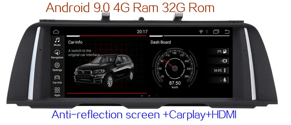 10. 25 &quotAndroid 9 0 автомобильный монитор для BMW 5 serise F10 F11 2011 2012 2016 стерео радио видео