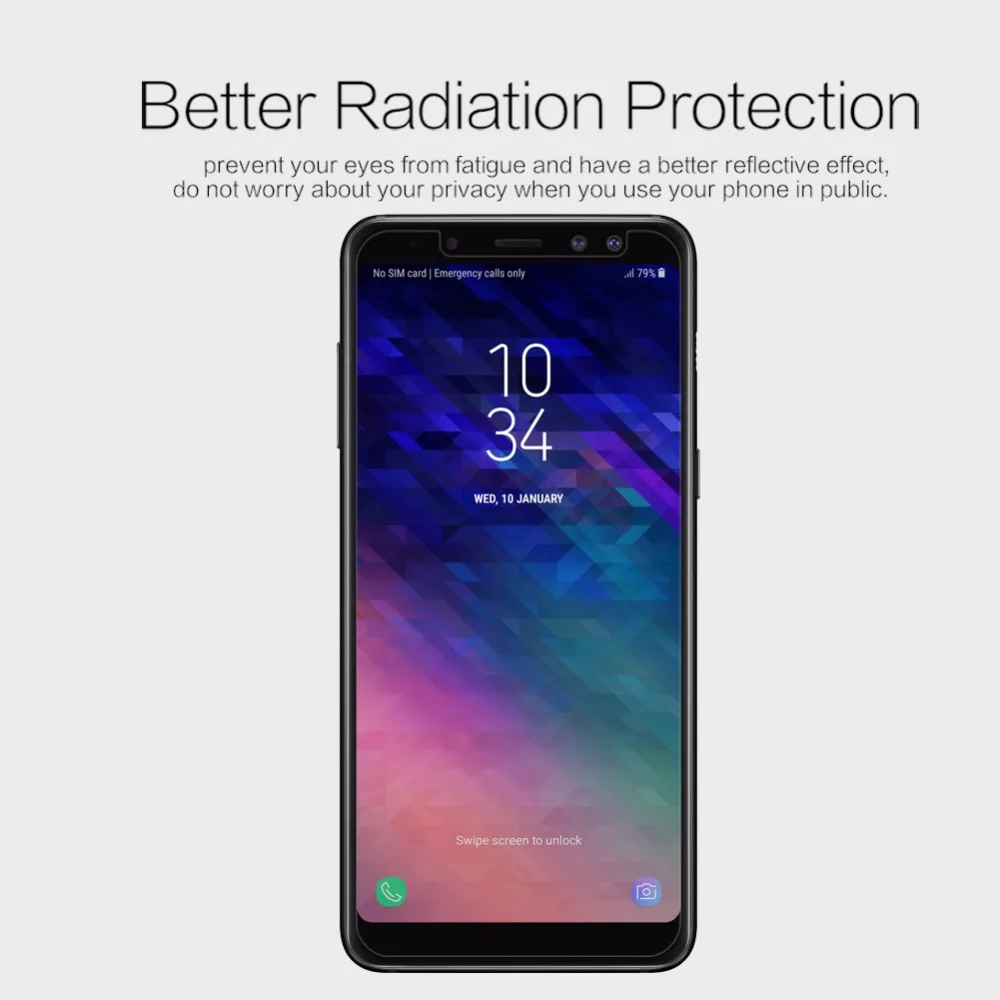 Пленка nillkin для задней панели камеры+ Защитная пленка для экрана для samsung galaxy A8 Plus A8+ a530f a730f