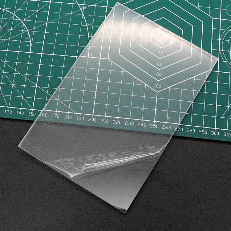 5 шт./упак. 10*15 см DIY Инструменты для лепки из глины акриловый прозрачный глиняная