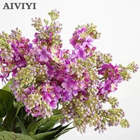 silk lilac fake flowers home new year decoration accessories wedding party bride bouquet diy material cheap artificial flowers