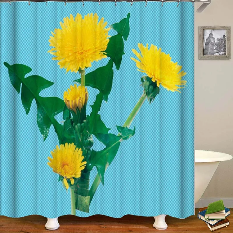 Занавеска для душа водостойкая полиэфирная ткань декор ванной комнаты