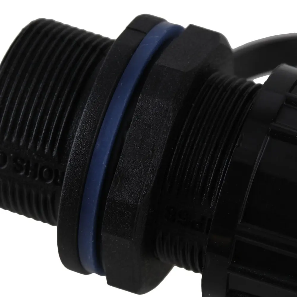 Ethernet LAN черный IP68 Защита M20 набивка Locknut пластик RJ45 водонепроницаемый сальник