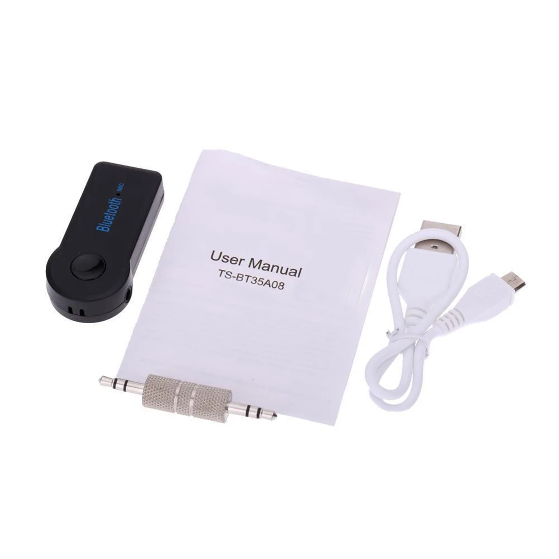 3.5mm Wireless Bluetooth Receiver Hands-free for Car AUX Home Audio System C9AH | Автомобили и мотоциклы