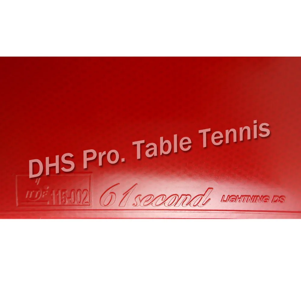 Новая синяя версия 61second Lightning DS Pro. Резина на ракетки для настольного тенниса из пупырчатой и с синим губчатым материалом
