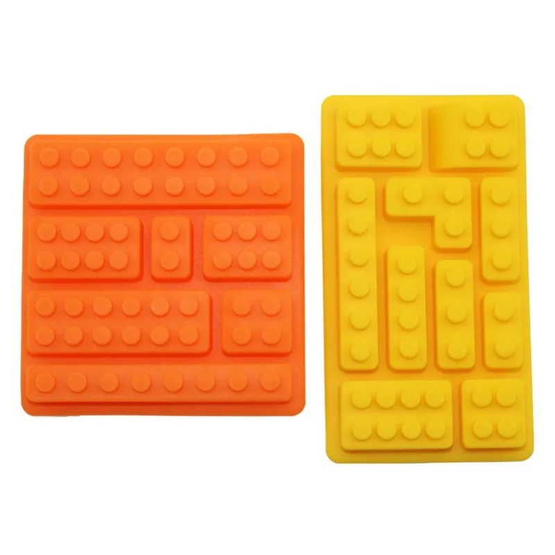 Квадратный LEGO Игрушка Кирпич Форма силиконовые fandont Шоколад Плесень Ice Cube Торт
