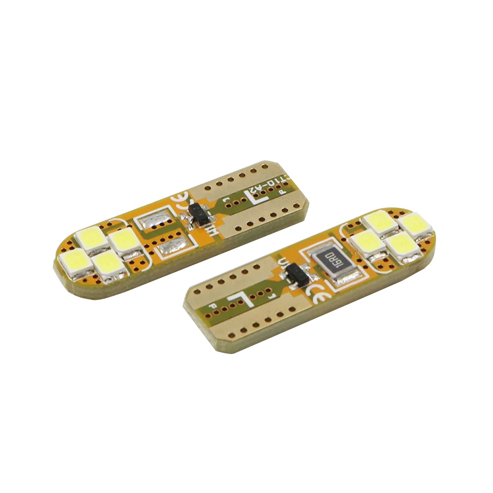 YSY 50pcs T10 168 194 501 w5w 8smd 2835 led Canbus no error Car auto clearance reverse reading light bulb lamp DC12V | Автомобили и