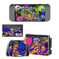 game splatoon 2 decal protector vinyl skin sticker for nintendo switch ns consolecontrollerstand holder protective film