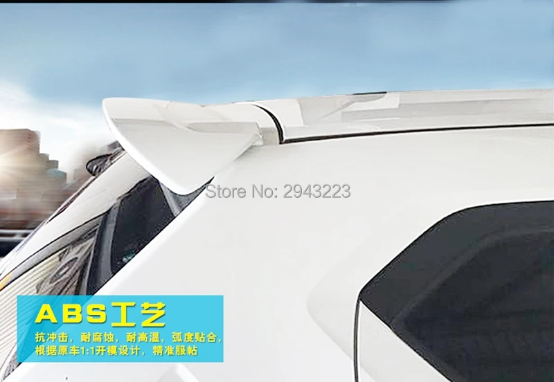 Для SUZUKI Ignis спойлер ABS пластик Неокрашенный праймер цвет задний багажник загрузки крыло спойлер автомобиля стиль