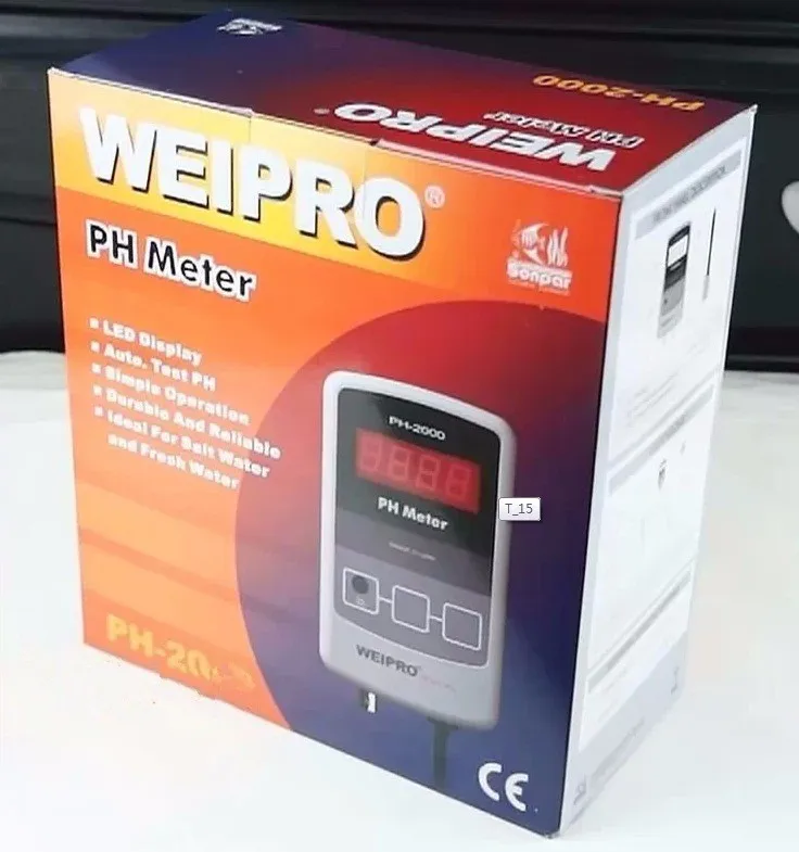Weipro PH 2010A ph-метр и контроллер стоимости свежей соли ph онлайн монитор, хорошее качество надежный