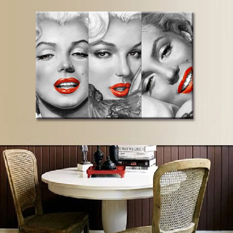 Классический Монро Плакат серии украшение на стену живопись маслом холсте с