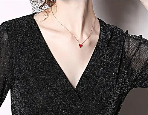 2019 New Summer Fashion Women Black Lurex Party Dress Vintage V-neck Tassel Long Mid-calf Runway | Женская одежда