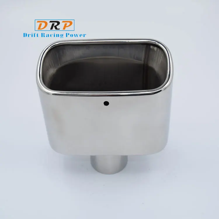 1 шт. наконечники для выхлопной трубы из нержавеющей стали с квадратным