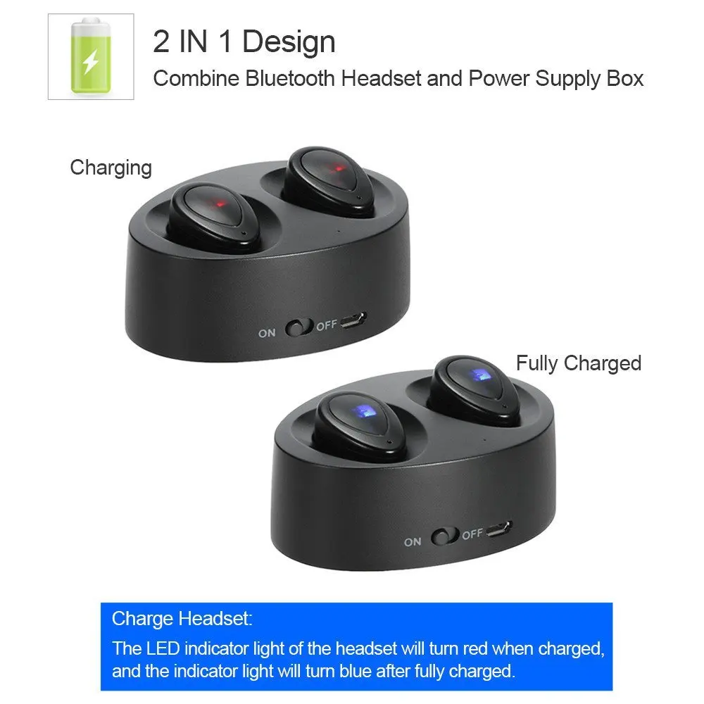 Эгк мини Беспроводной гарнитура Bluetooth наушники бинауральные спортивные висит