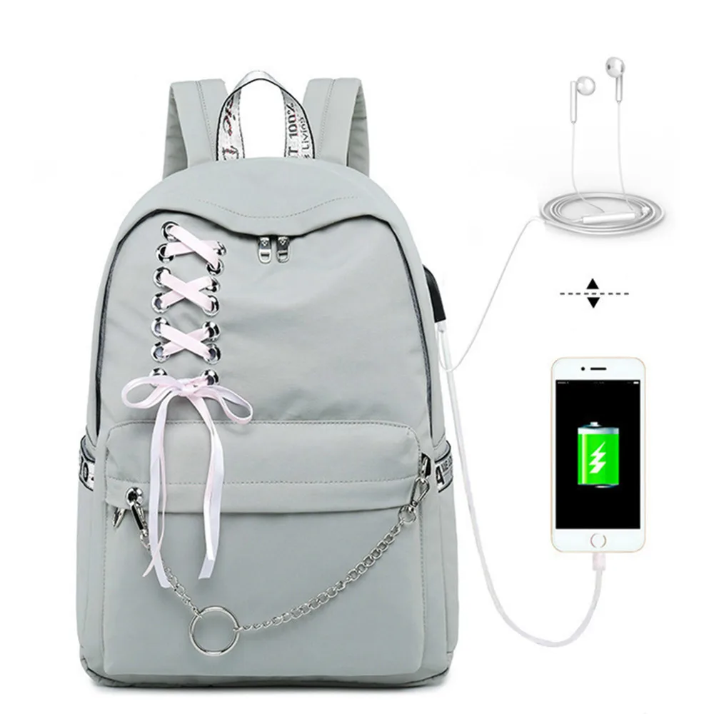 Fashion Girl Schoolbag Students Pink Laptop Backpack School Bags For Teenage Girls Women Backpacks Mochila infantil Escolar