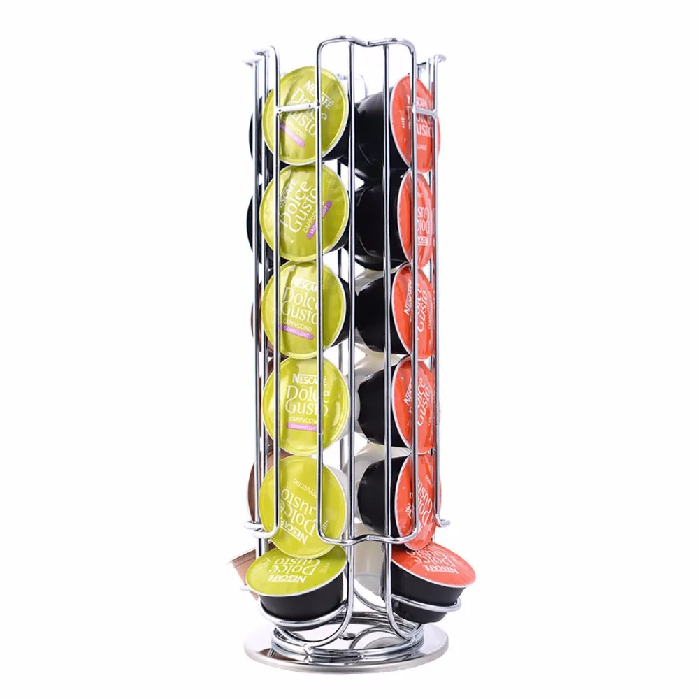 Металлическая подставка для капсул кофе 1 шт. 24 капсулы Dolce Gusto | Дом и сад