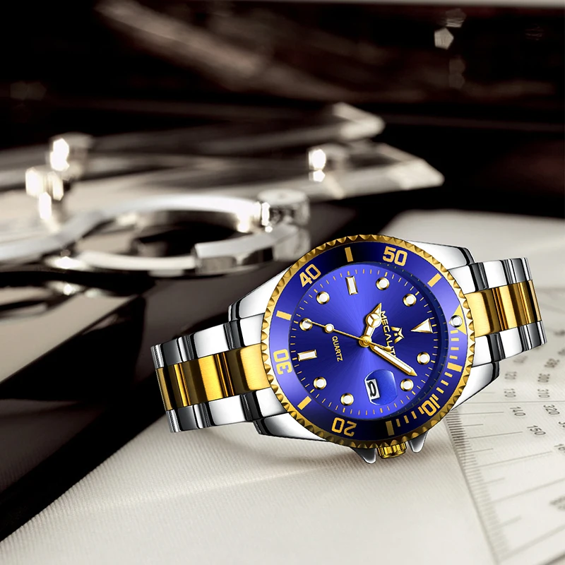 Relojes Hombre 2020 Новинка MEGALITH мужские часы Топ бренд Роскошный стальной ремешок Бизнес