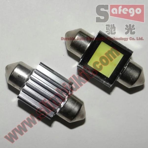 Бесплатная доставка COB Festoon led Light 2W 31mm cob chip 2 шт./лот противотуманная фара внешний