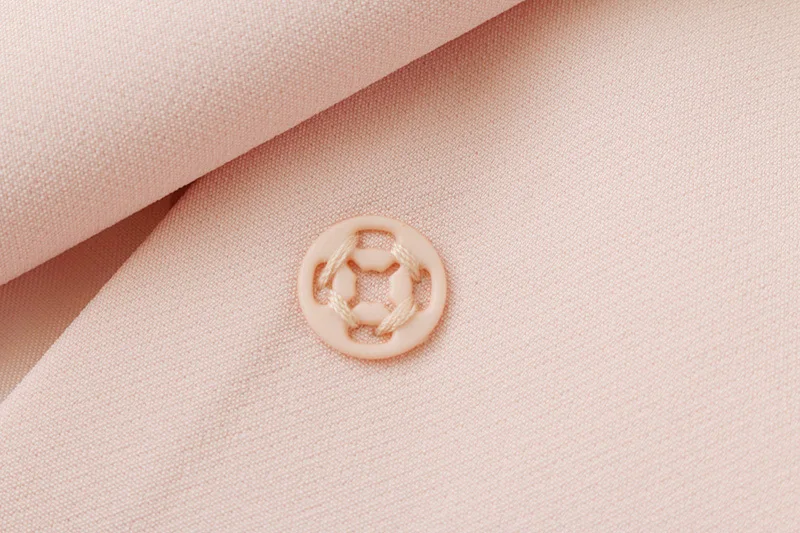 Женская мода с открытыми плечами Блейзер платье двубортная Половина рукава OL YN