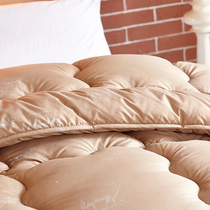 Одеяло для зимы 100% чистая шерсть одеяло постельные принадлежности