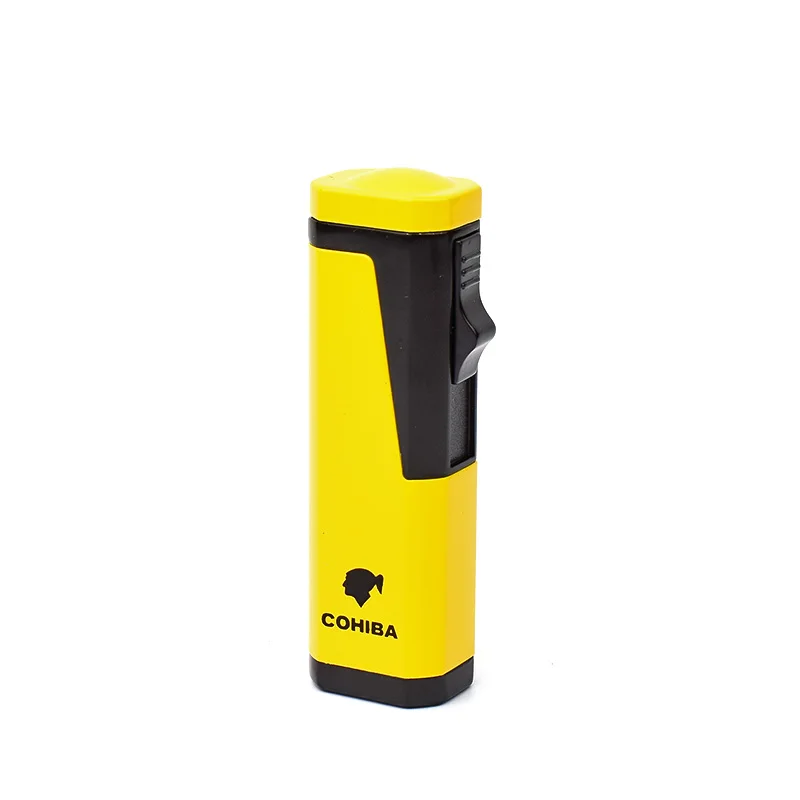 COHIBA 3 струйное пламя ветрозащитная сигарета легче чем газ-бутан зажигалка