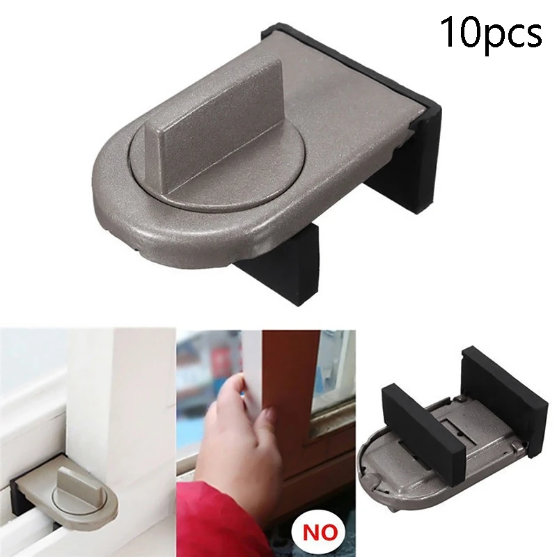 Sliding Door Anti-Theft Switch Lock Window Blocker Iron Child Doors | Обустройство дома