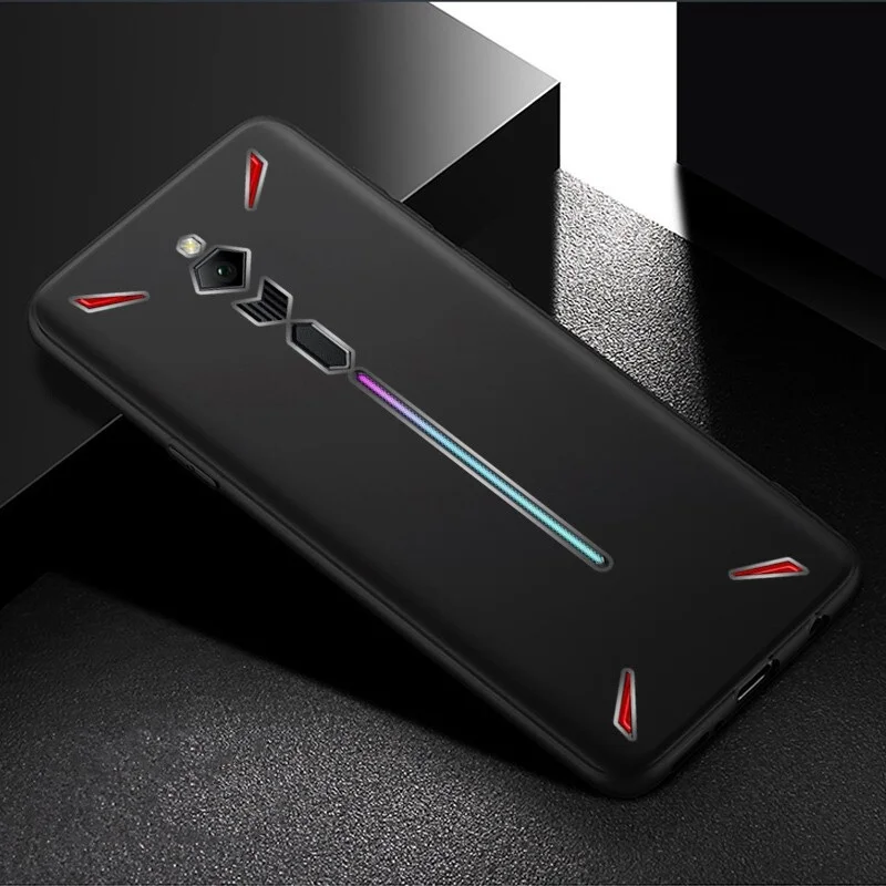 Чехол ZTE nubia Red Magic 3 3S черный ультратонкий защитный мягкий матовый чехол из ТПУ для