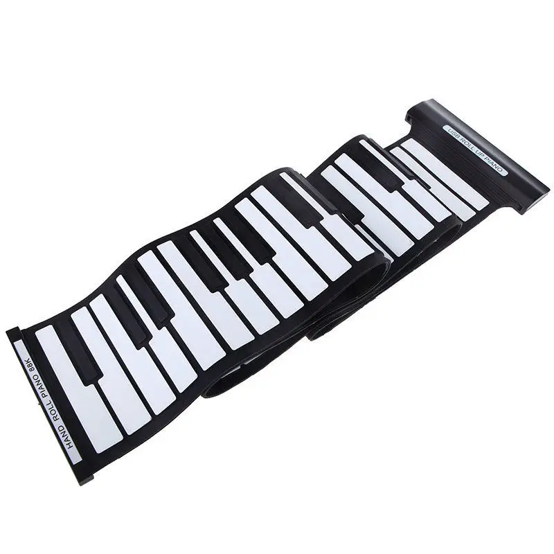 88 клавиш USB Roll up Roll-up электронное пианино клавиатура Профессиональный
