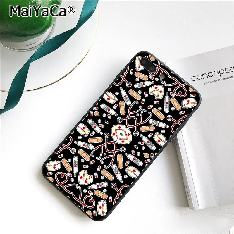 A11 MaiYaCa медицинский чехол для телефона с сердцем для iphone 11 Pro 11Pro MAX 8 7 6 6S Plus X XS MAX 5 5S SE XR 10 чехлов - Цвет: A11