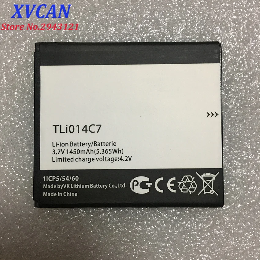 

High Quality 3.7V 1450mAh TLi014C7 For Alcatel OneTouch Pixi First 4024D 4024X 4.0" Battery