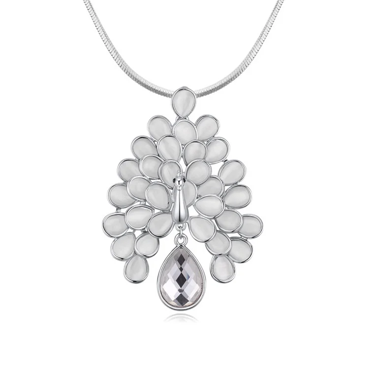 Роскошное модное женское длинное ожерелье с кристаллами от Swarovski ожерелья и
