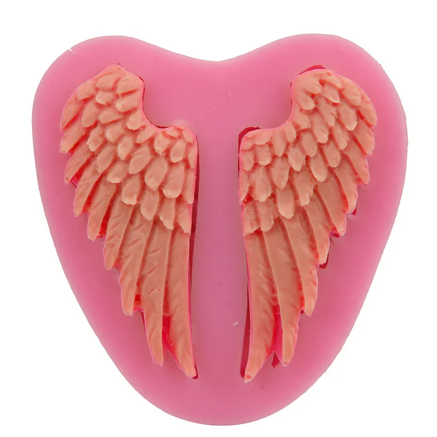 3D DIY крыла Мыло форме силиконовые формы торт Sugarcraft Торт Шоколадные конфеты Маффин