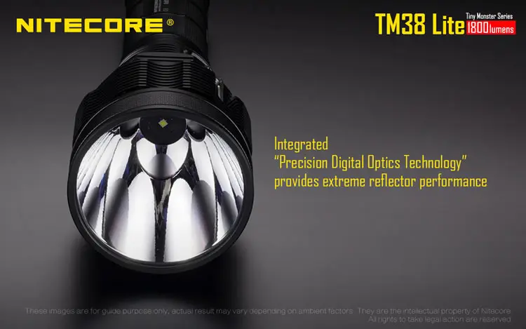 Аккумуляторный Фонарь NITECORE TM38 Lite XHP35 HI D4 MAX. 1400LM дальность луча 1800LM длинный бросок фонарь для кемпинга и поиска