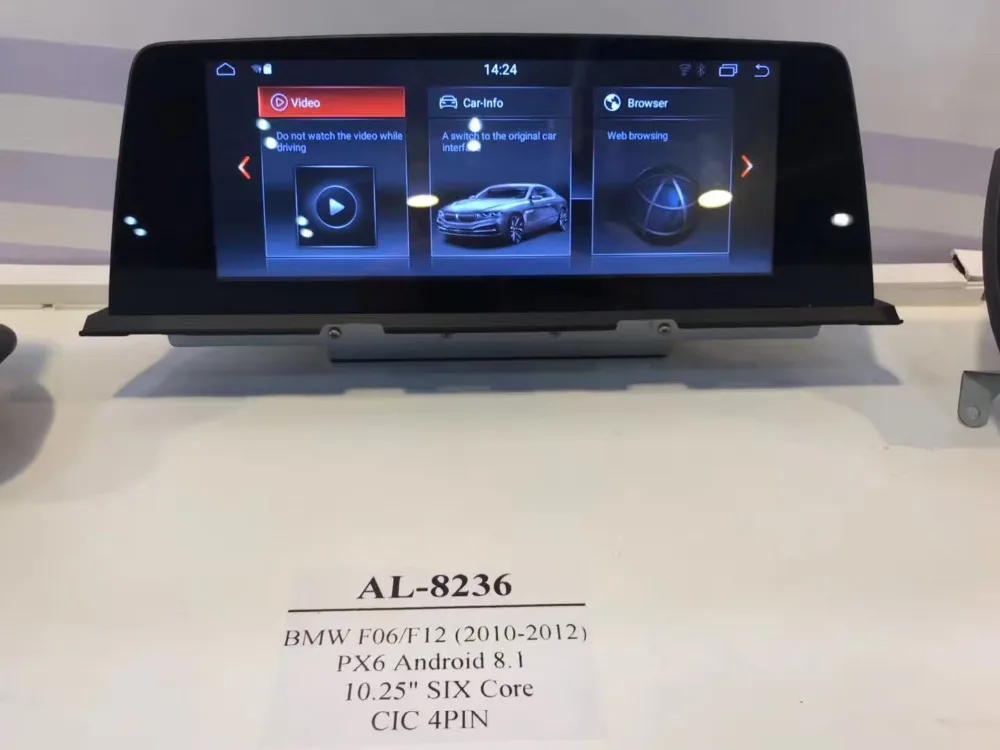 Автомобильный мультимедийный проигрыватель Все в одном Android 10 25 Raido GPS для BMW 6