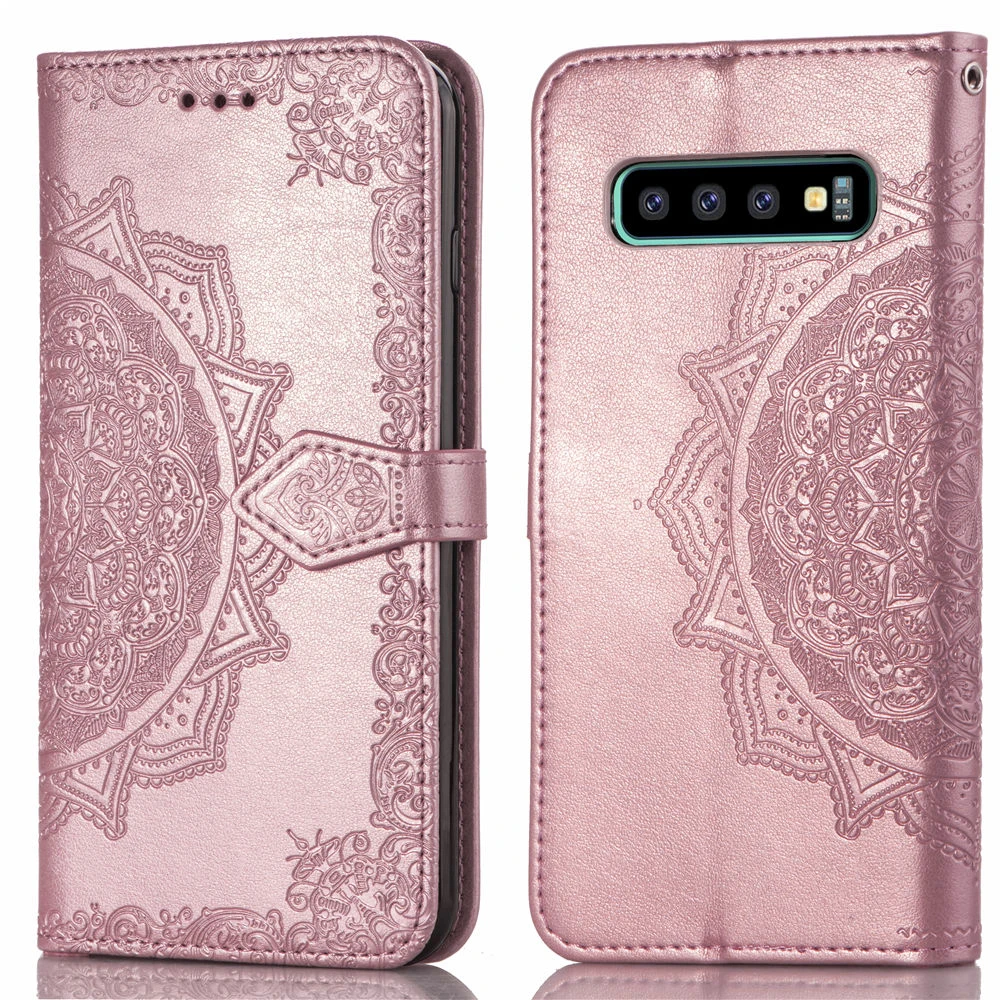 Кожаный чехол-бумажник с откидной крышкой для телефона samsung Galaxy S10 5G S10e S10 Plus S10Plus S10lite S 10 e S10+ SM G9730 G9750 G9700