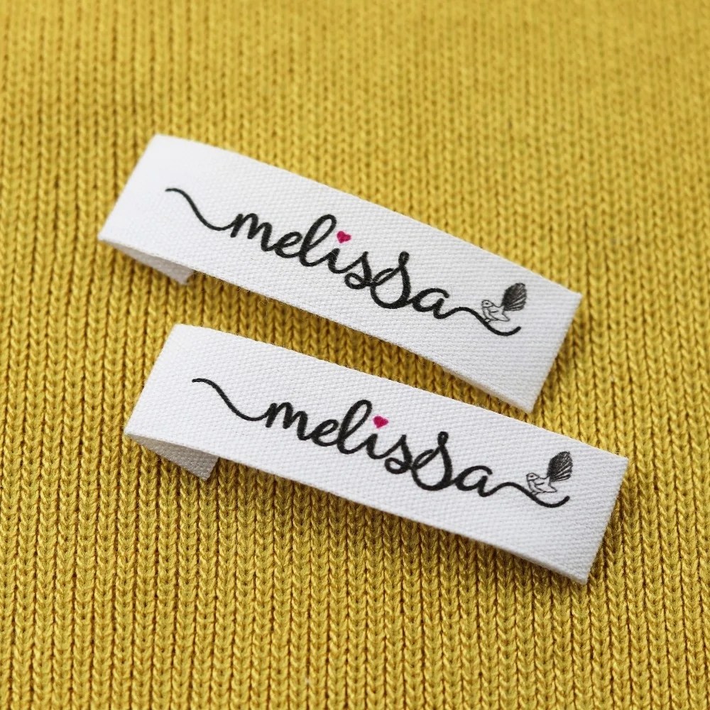 

Custom Sewing label, Handmade Tags, Custom kids Name Labels,Cotton Ribbon labels, Logo Labels(MD0012)