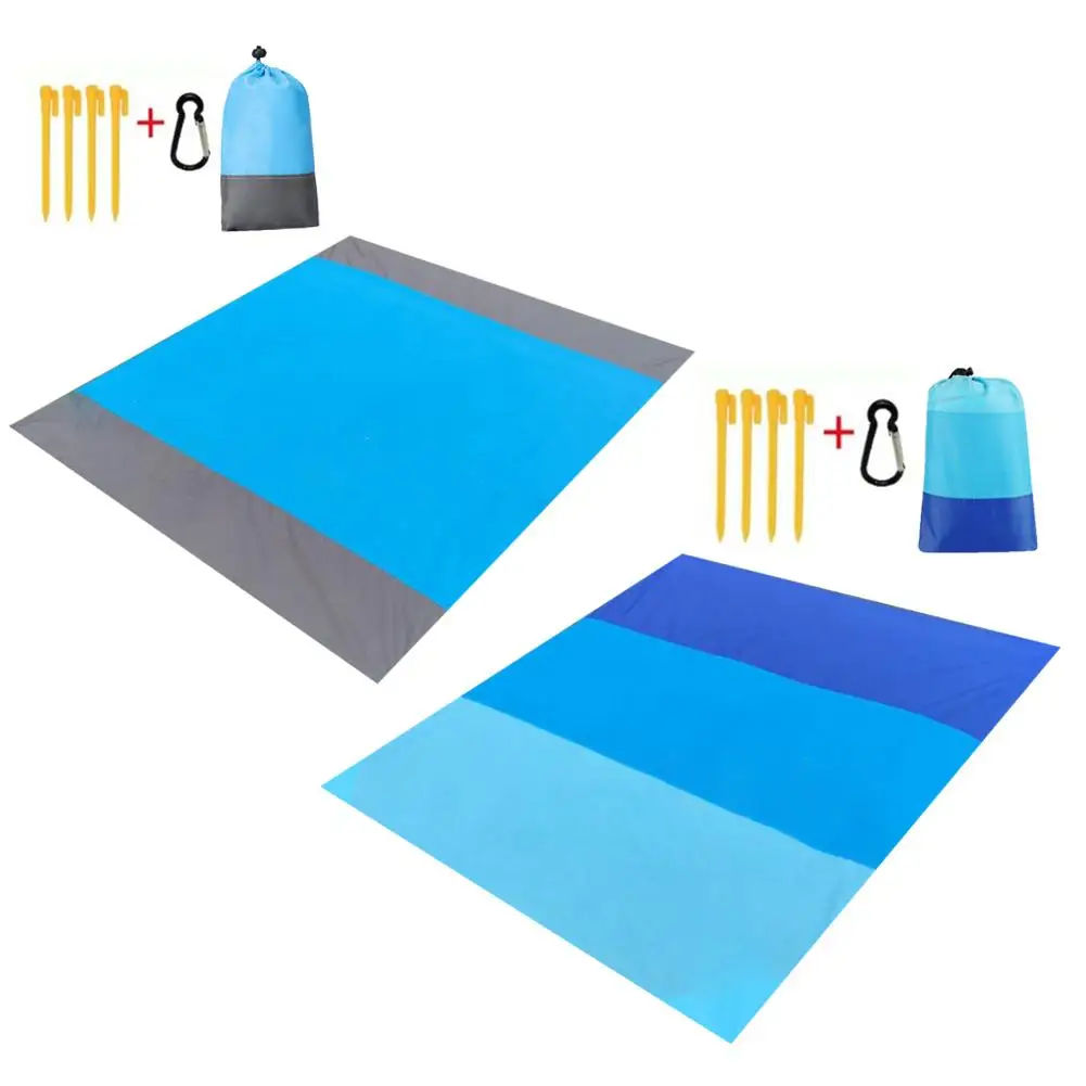 Waterproof Quick Drying Outdoor Blanket Sand Beach Mat 210*200CM Portable Picnic Mat