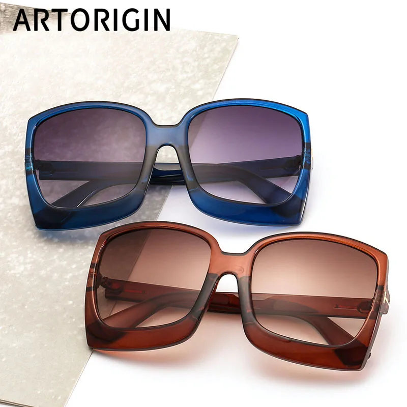 2019 женские крупные солнцезащитные очки T большие Uv400 квадратный женский защитные
