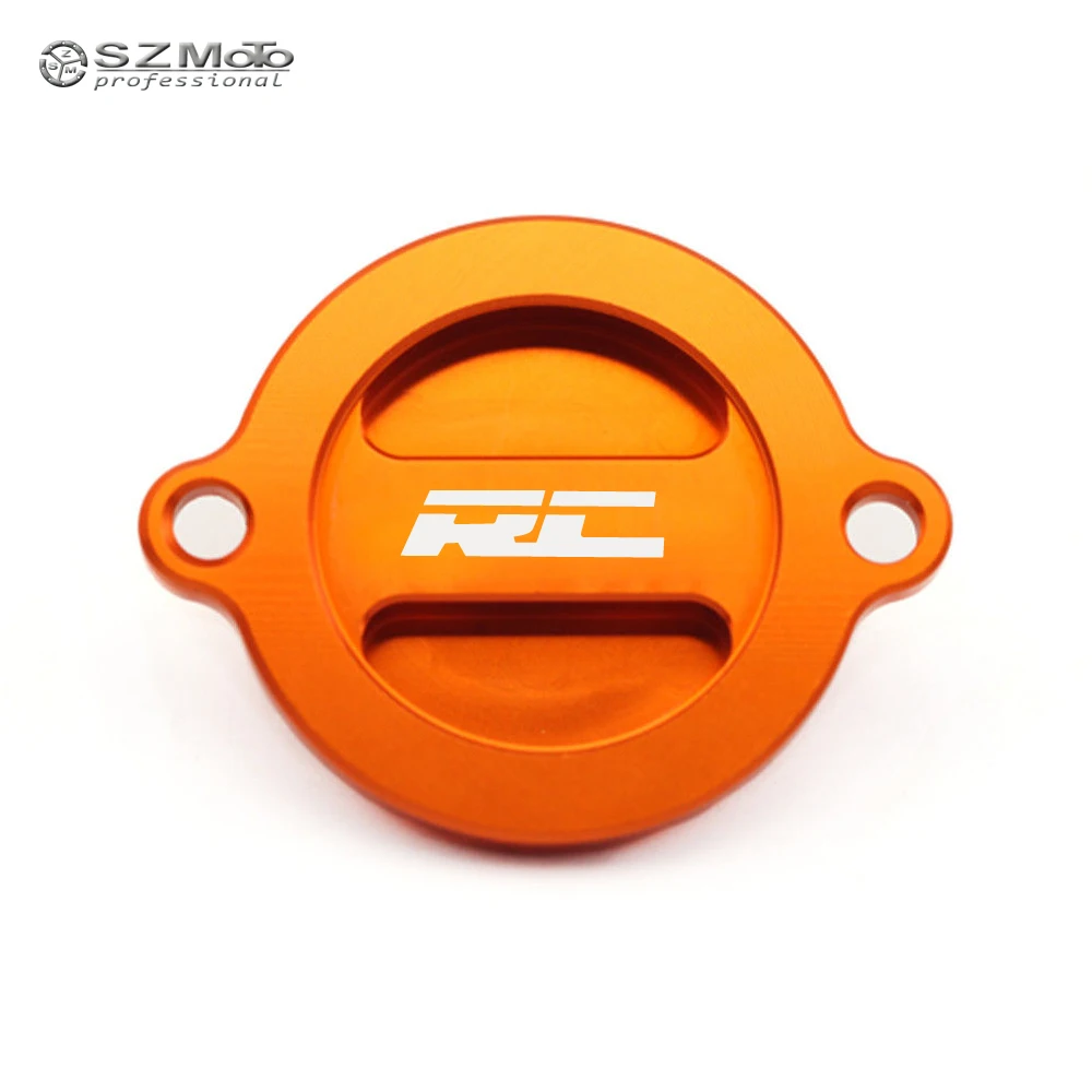 Engine Oil Filter Cover Cap For KTM RC 200 390 RC200 RC390 2014 2015 2016 2017 Motorcycle Accessories Orange | Автомобили и
