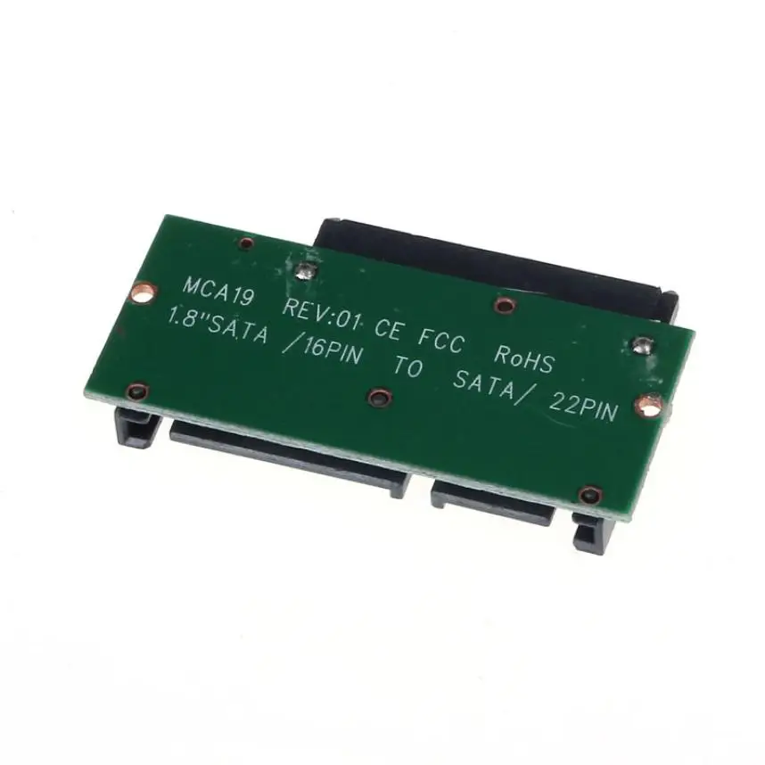 Del 1 8 дюймов Micro SATA HDD SSD 3 В до 2 5 дюйма 22PIN в адаптер sz0122 |