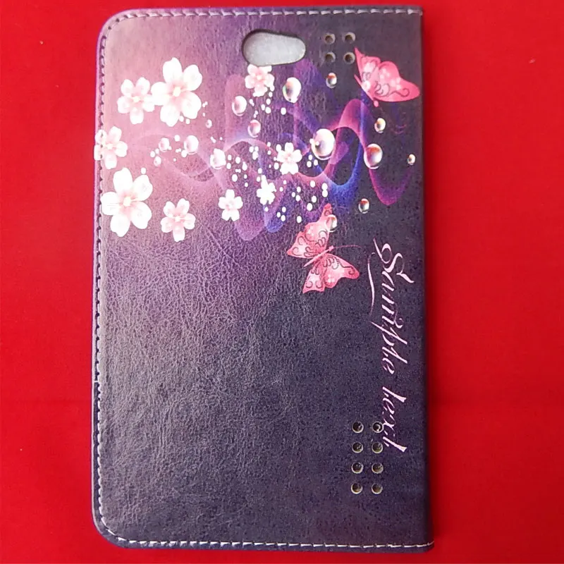 

Myslc Tri-folding Printed PU leather case Cover For Irbis TZ717 7 Inch Tablet