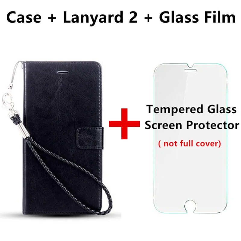 Black Lanyard2 Film Держатель для карт крышка чехол для samsung Galaxy A5 A5000 A510F A520F чехол для телефона из искусственной кожи ультра тонкий чехол-бумажник с откидной крышкой - Цвет: Black Lanyard2 Film