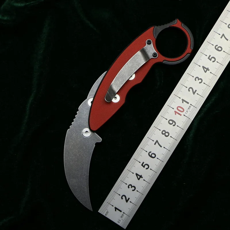 Складной нож Caswell 14C28N со стальным лезвием одна твердая ручка G10